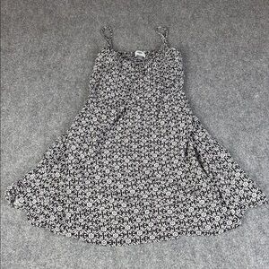 Old Navy Monochrome Floral Mini Dress